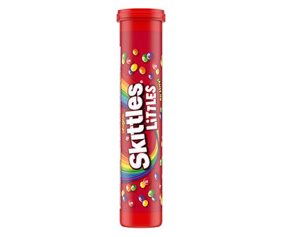 SKITTLES Original Littles Gummy Candy, Share Size, 2.2 oz Mega Tube