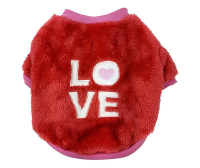 Pet Small "Love" Heart Sweater