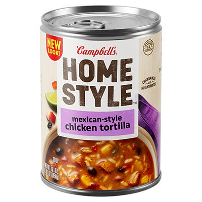 Campbell's Homestyle Mexican-Style Chicken Tortilla Soup, 16.1 OZ Can