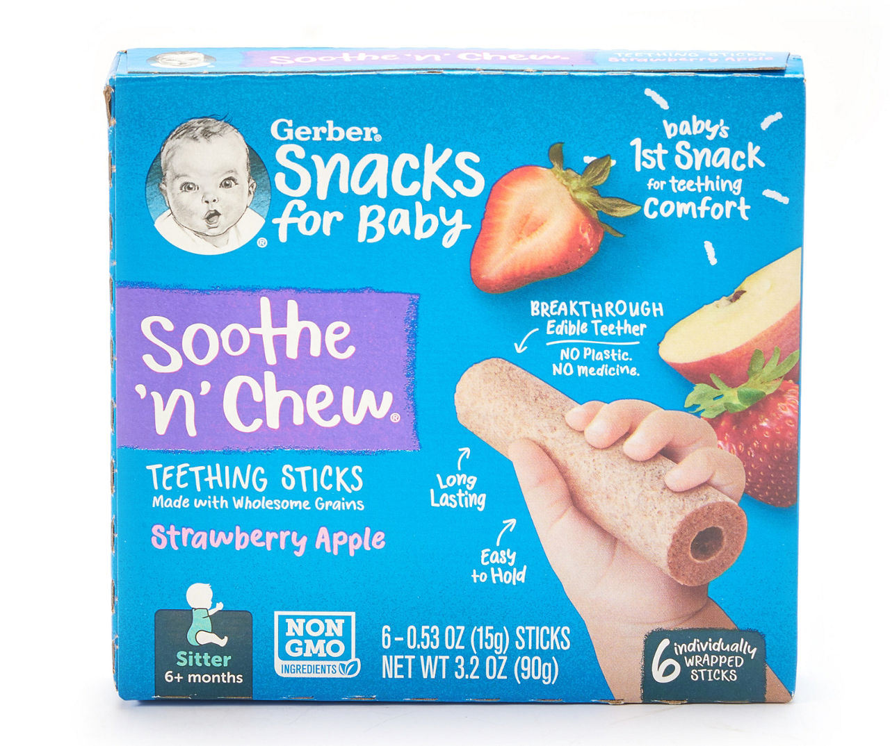 Soothe n chew hot sale teething sticks gerber