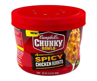 Spicy Chicken Microwavable Soup Bowl, 15.25 Oz.