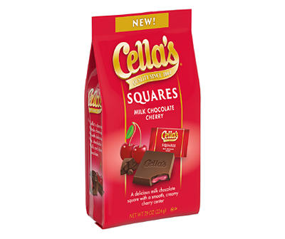 Milk Chocolate Cherry Squares, 7.9 Oz.