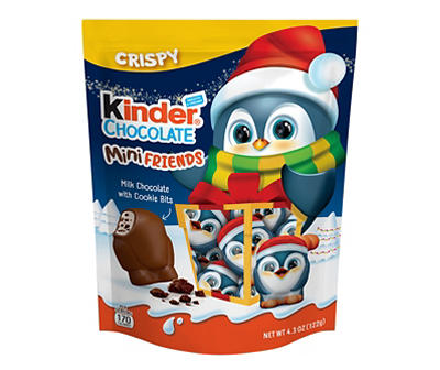 Kinder Mini Friends Milk Chocolate & Cookie Penguins, 4.3 Oz.