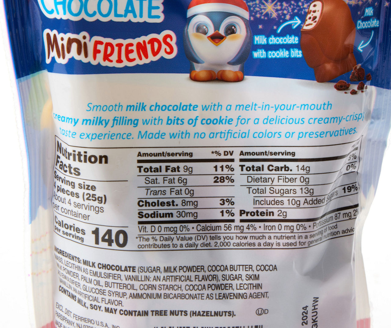 Kinder Joy Kinder Mini Friends Milk Chocolate & Cookie Penguins, 4.3 Oz.