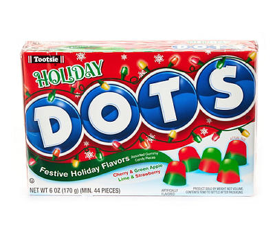 Holiday Dots Candy, 6 Oz.