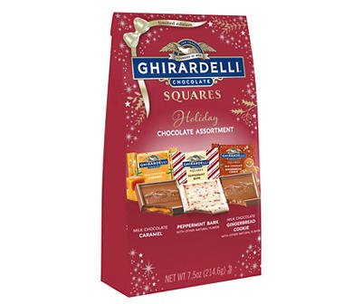 GHIRARDELLI Holiday Chocolate Assortment Squares, 7.5 oz Bag
