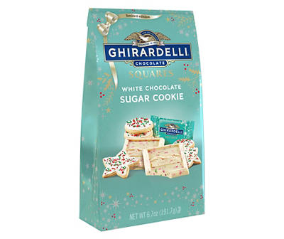 GHIRARDELLI White Chocolate Sugar Cookie Squares, 6.7 oz Bag