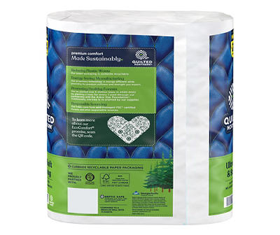 Ultra Soft & Strong Sustainable Comfort 2-Ply Toilet Paper, 6-Mega Rolls