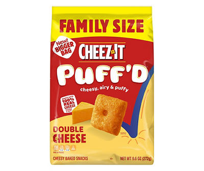 Puff'd Double Cheese Baked Snacks, 9.6 Oz.
