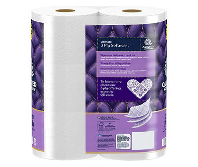 Ultra Plush Premium Comfort 3-Ply Toilet Paper, 6-Mega Rolls