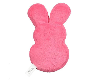 Pink Bunny Plush Squeaker Pet Toy, (12")