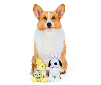 Easter Snoopy & Woodstock Plush Pet Toys