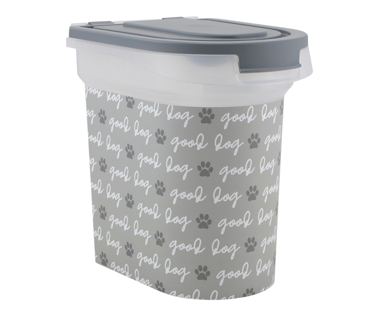 Paw Prints Pet Food Storage Container with Scoop 15 lbs. Big Lots