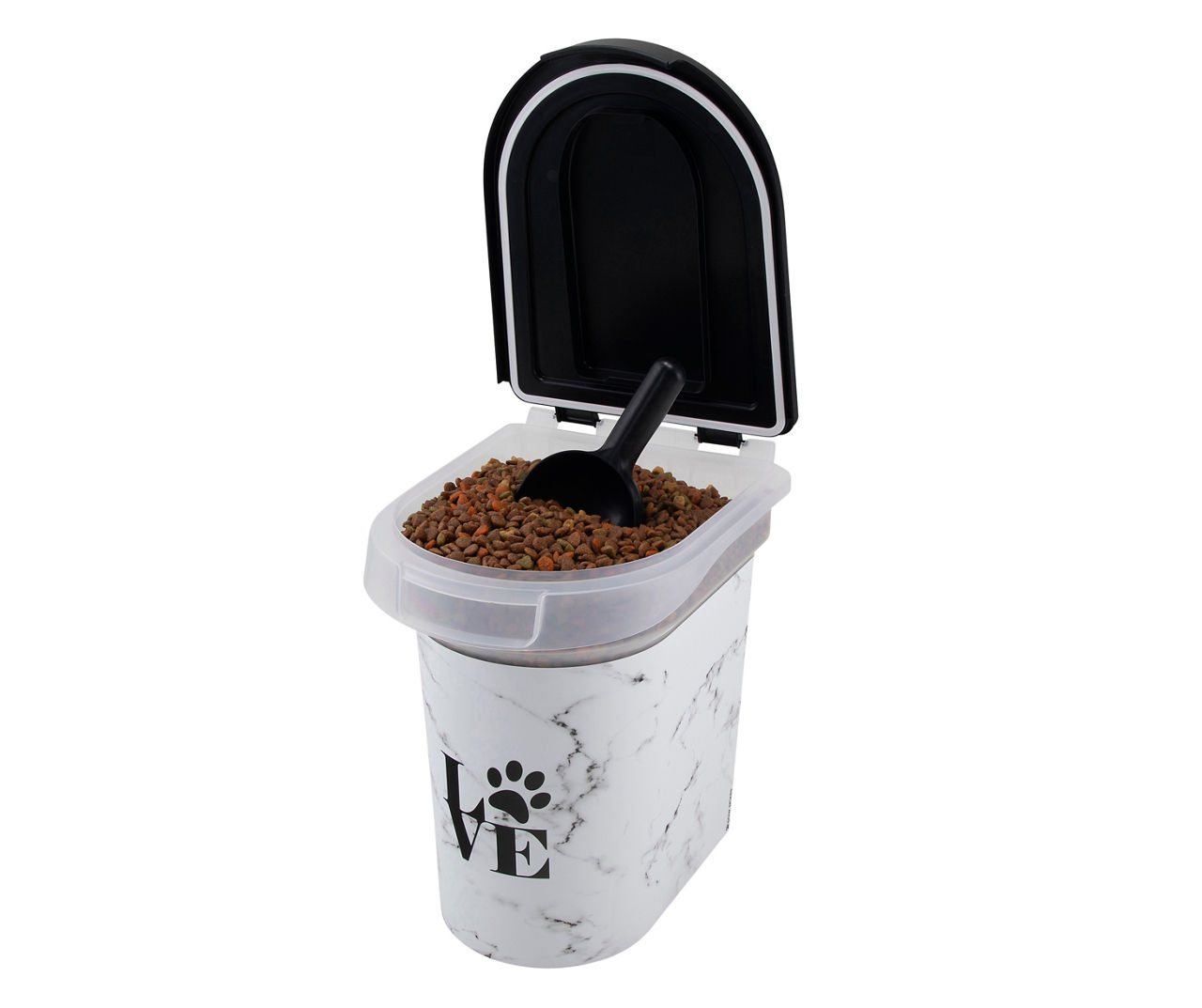 Paw prints dog sales food container