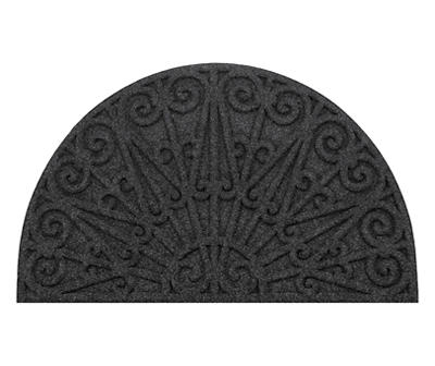 Onyx Starburst Semicircle Doormat