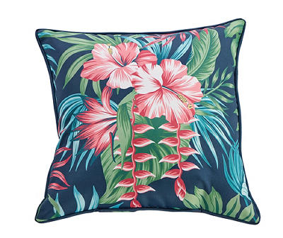 Oahu Tropical Outdoor Throw Pillow