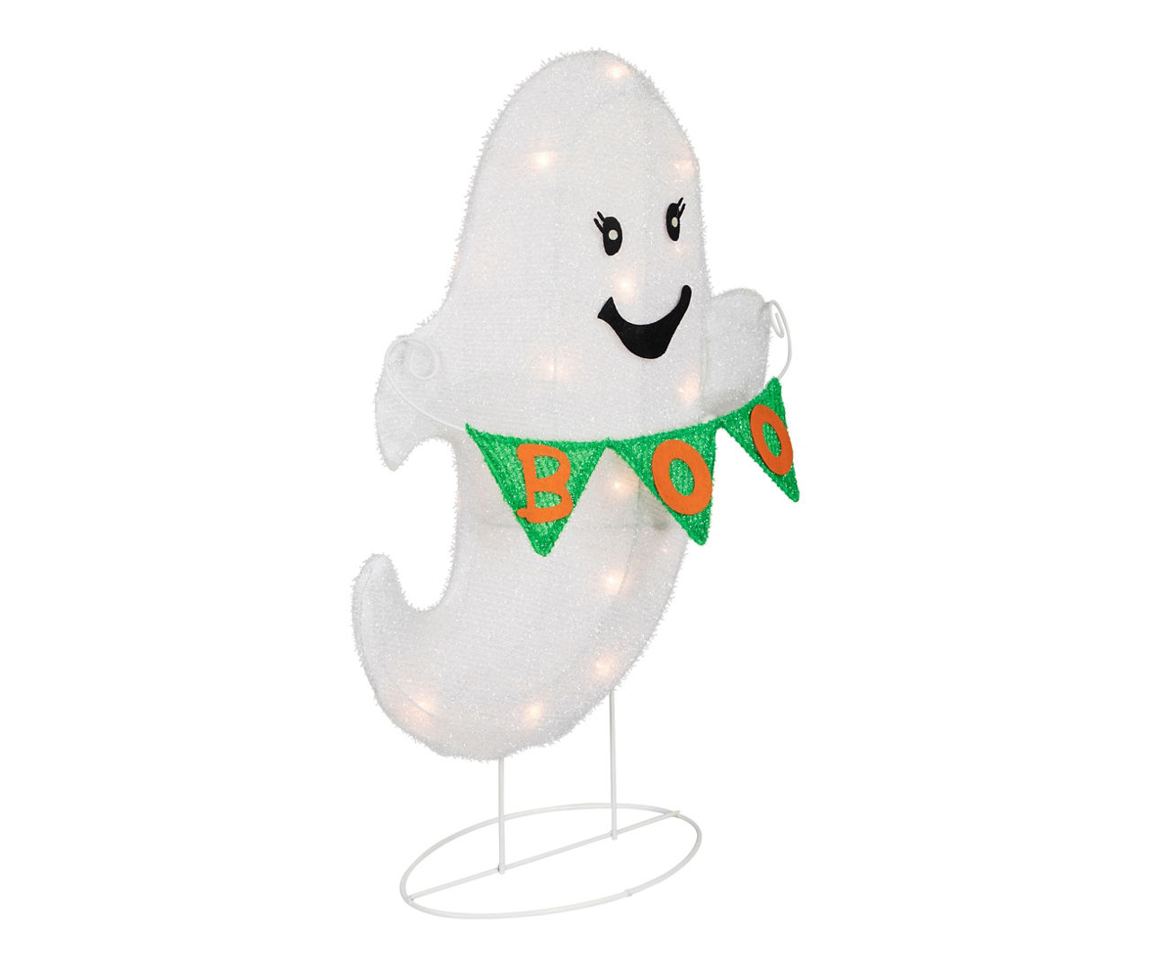 25" LED Ghost with "Boo" Banner Decor