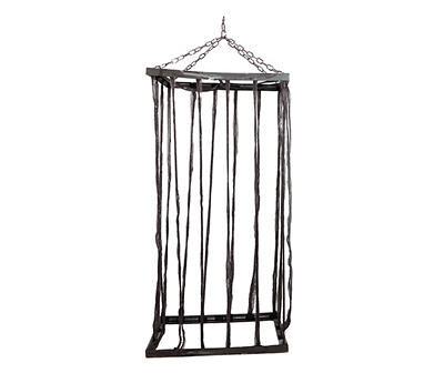 6.2' Life-Size Hanging Cage Decor