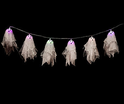 Color-Changing Hanging Ghost Light Set, 6-Count