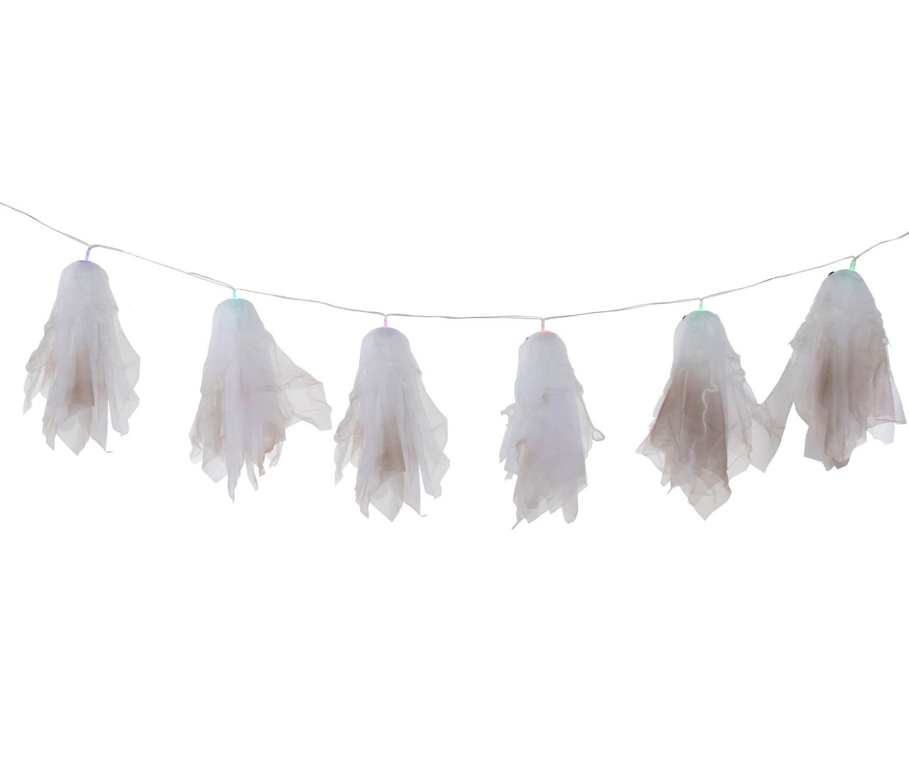 Color-Changing Hanging Ghost Light Set, 6-Count
