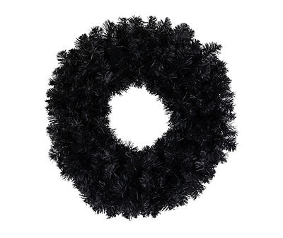 24" Black Colorado Spruce Wreath