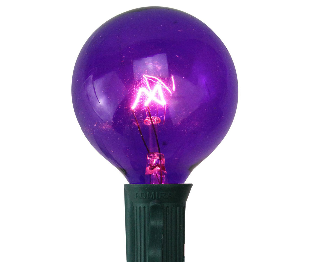 Purple G50 Incandescent Replacement Bulbs, 25-Pack