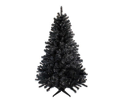 7' Black Colorado Spruce Unlit Artificial Tree