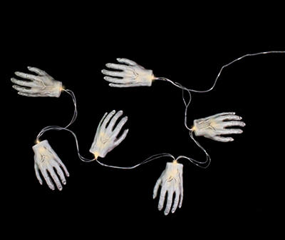 Zombie Hand String Light Set, 6-Count