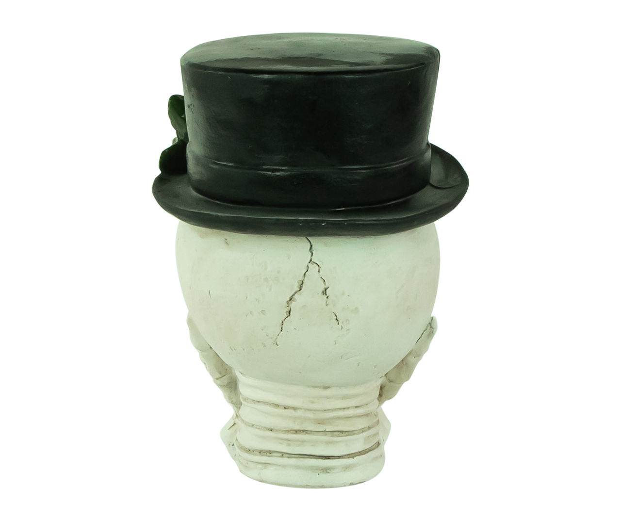 Rose Top Hat Skull Tabletop Decor