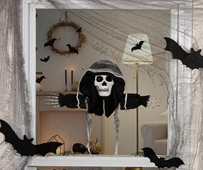 Spooky Skeleton 3-Piece 3D Window Decor Set