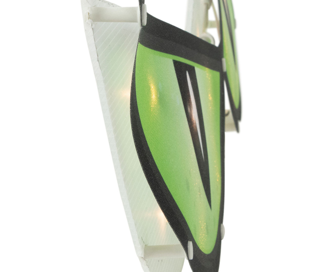 20" Green Light-Up Eyes Window Silhouette
