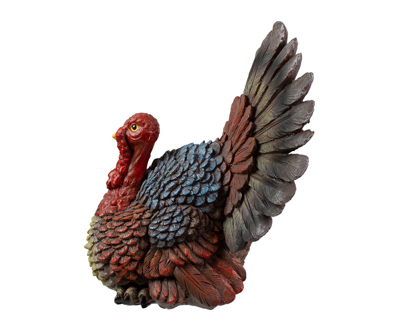 Sitting Turkey Figure Resin Tabletop Decor