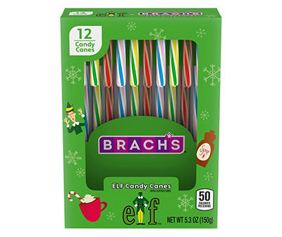Holiday Elf Candy Canes, 12-Pack