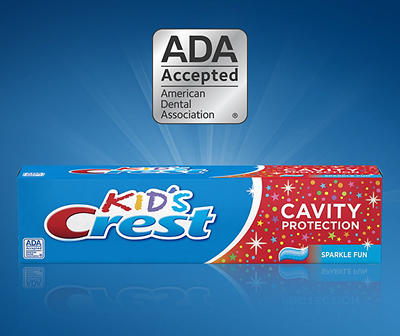 Kids Sparkle Fun Cavity Protection Toothpaste, 3-Pack