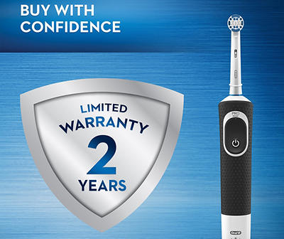Vitality Black Flossaction Rechargeable Electric Toothbrush