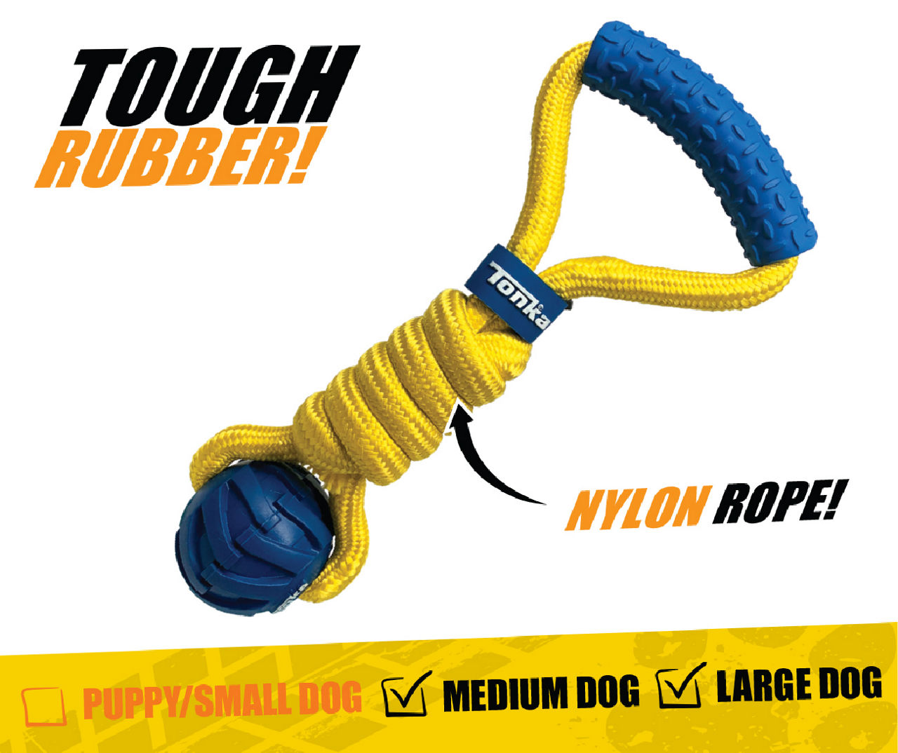 Tonka Tuff Tug Dog Toy