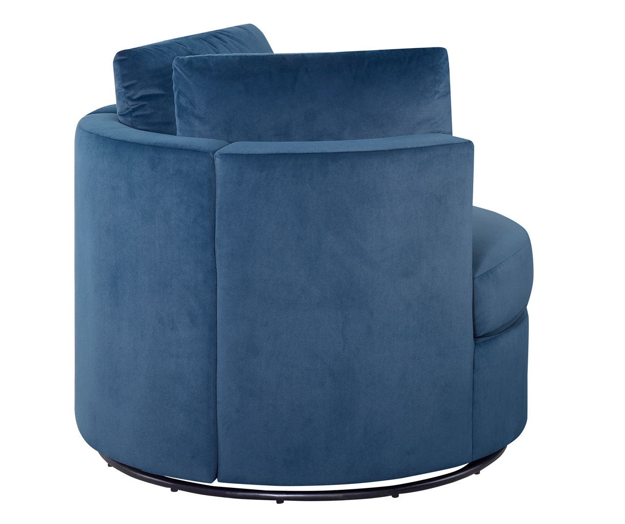 Drexel Demi Blue Velvet Swivel Chair Big Lots