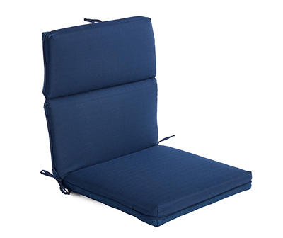 O'Fiddlestix Navy Mix Reversible Outdoor Chair Cushion
