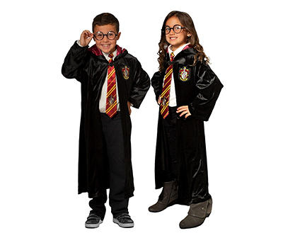 Kids One Size Harry Potter Deluxe Robe & Accessory Set
