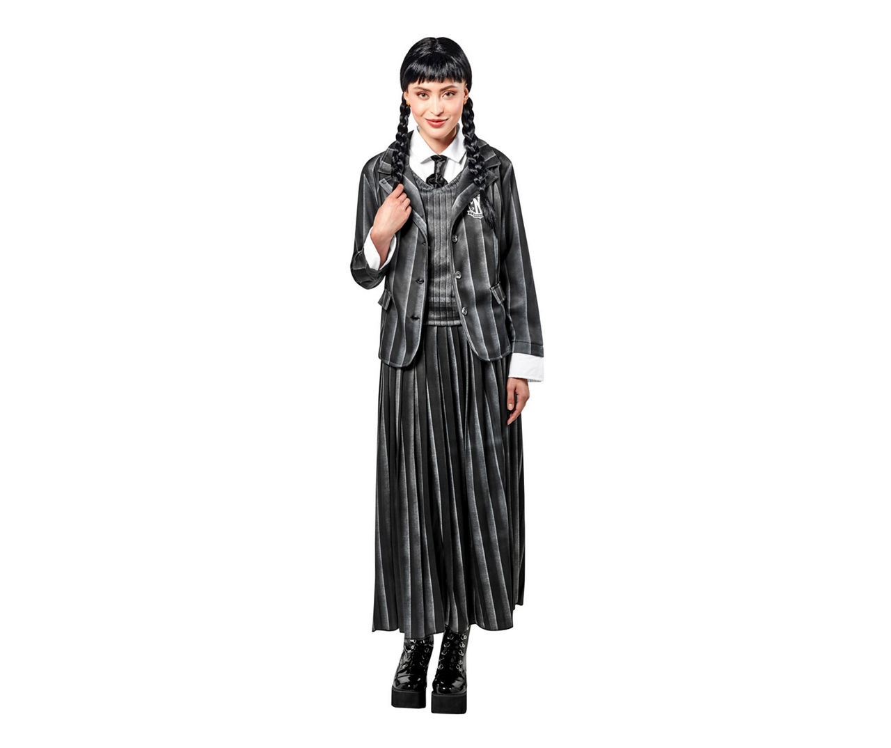 Rubies Adult Size S Wednesday Addams Nevermore Academy Uniform Costume