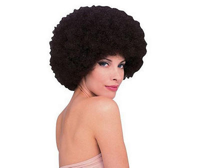 Adult One Size Brown Afro Wig