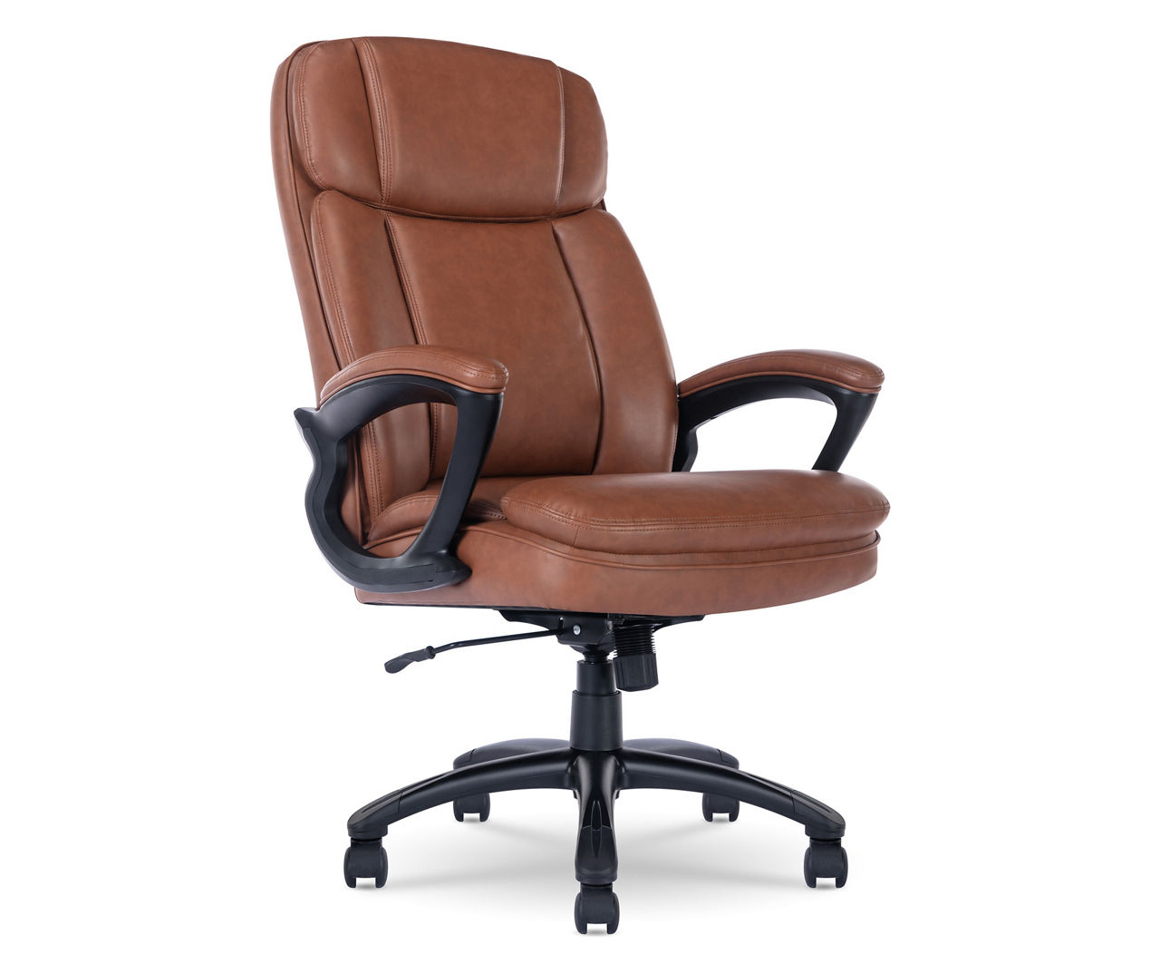 Serta Heavy-Duty Bonded Leather Commercial Office Chair with