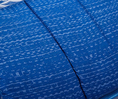 Tropicoastal Navy Digital Streak Queen 4-Piece Comforter Set