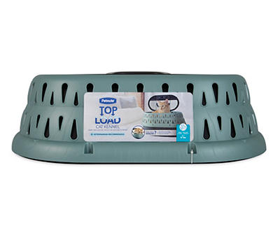 Green Top Load Cat Kennel