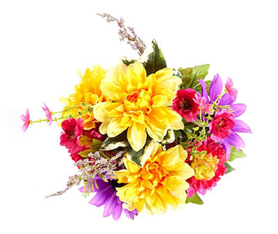 11" Mix Dahlia Floral Bouquet