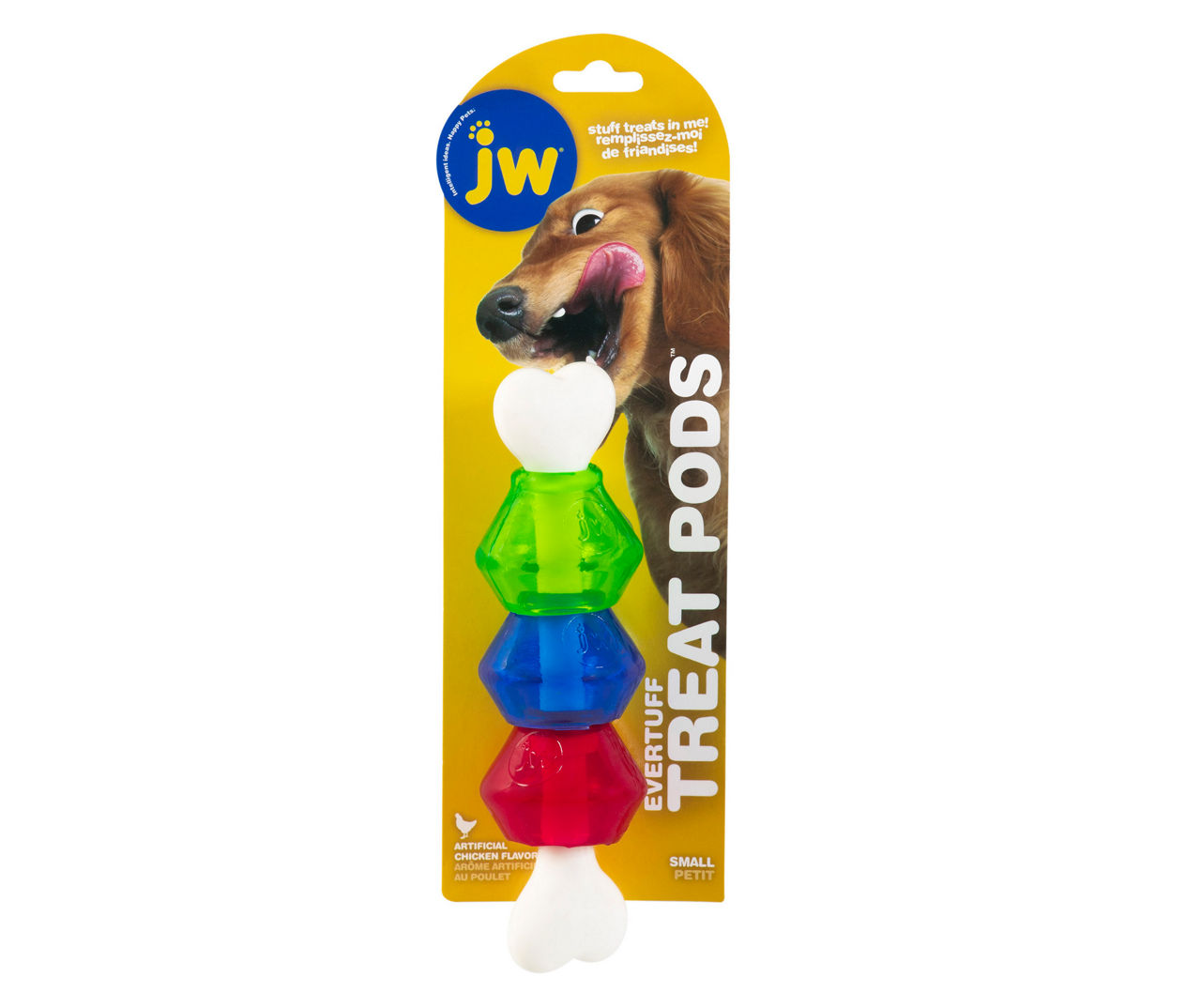 JW Pet Nylon Dog Treat Pod Toy, Small