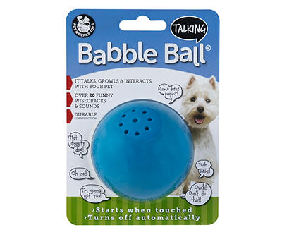 Talking Babble Ball Dog Toy