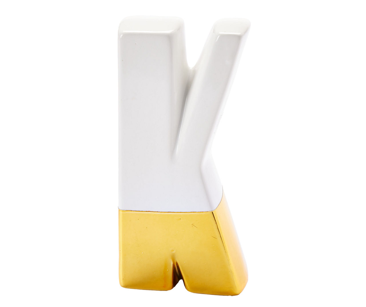 Letter Gold Dip Ceramic Tabletop Decor Big Lots