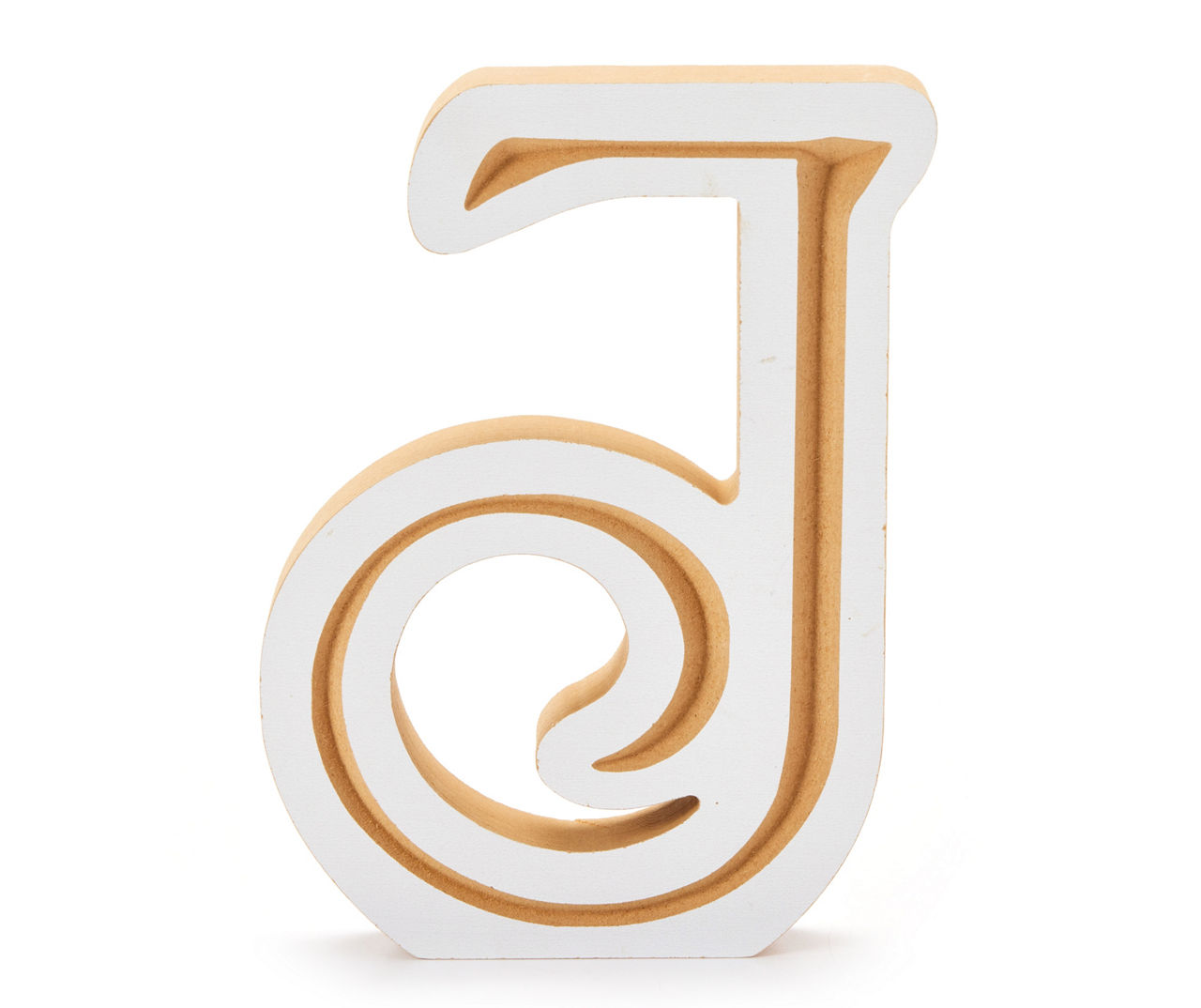 Monogram Carved Wood Tabletop Decor Big Lots