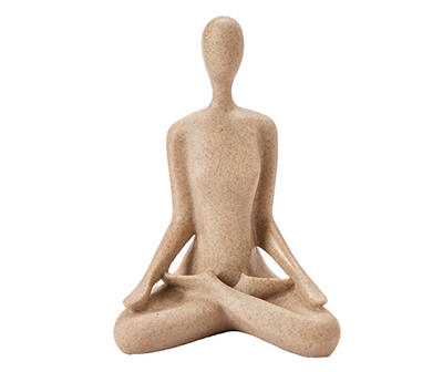 Speckled Easy Pose Arms Down Yoga Tabletop Decor